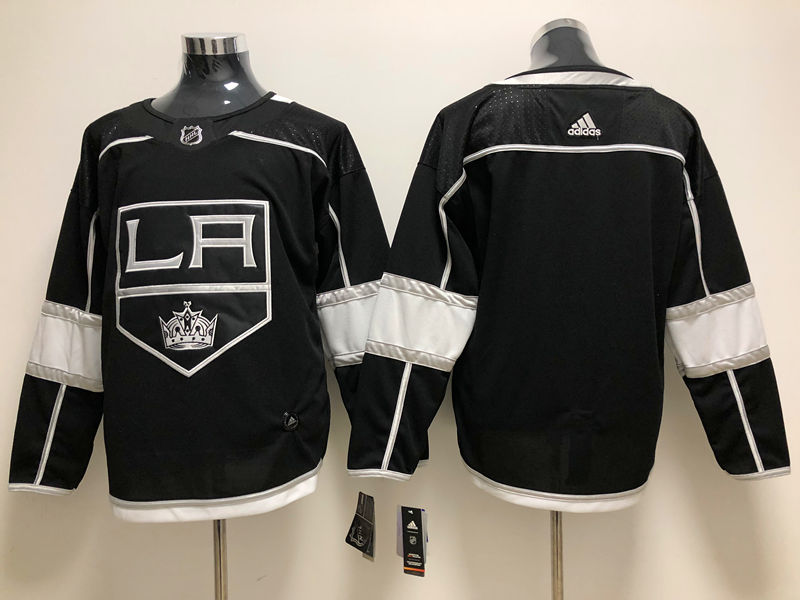 Men's Los Angeles Kings Black Home Breakaway Blank Jersey Men's Los Angeles Kings Black Home Breakaway Blank Jersey